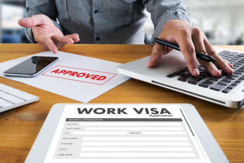 U.S. work visa